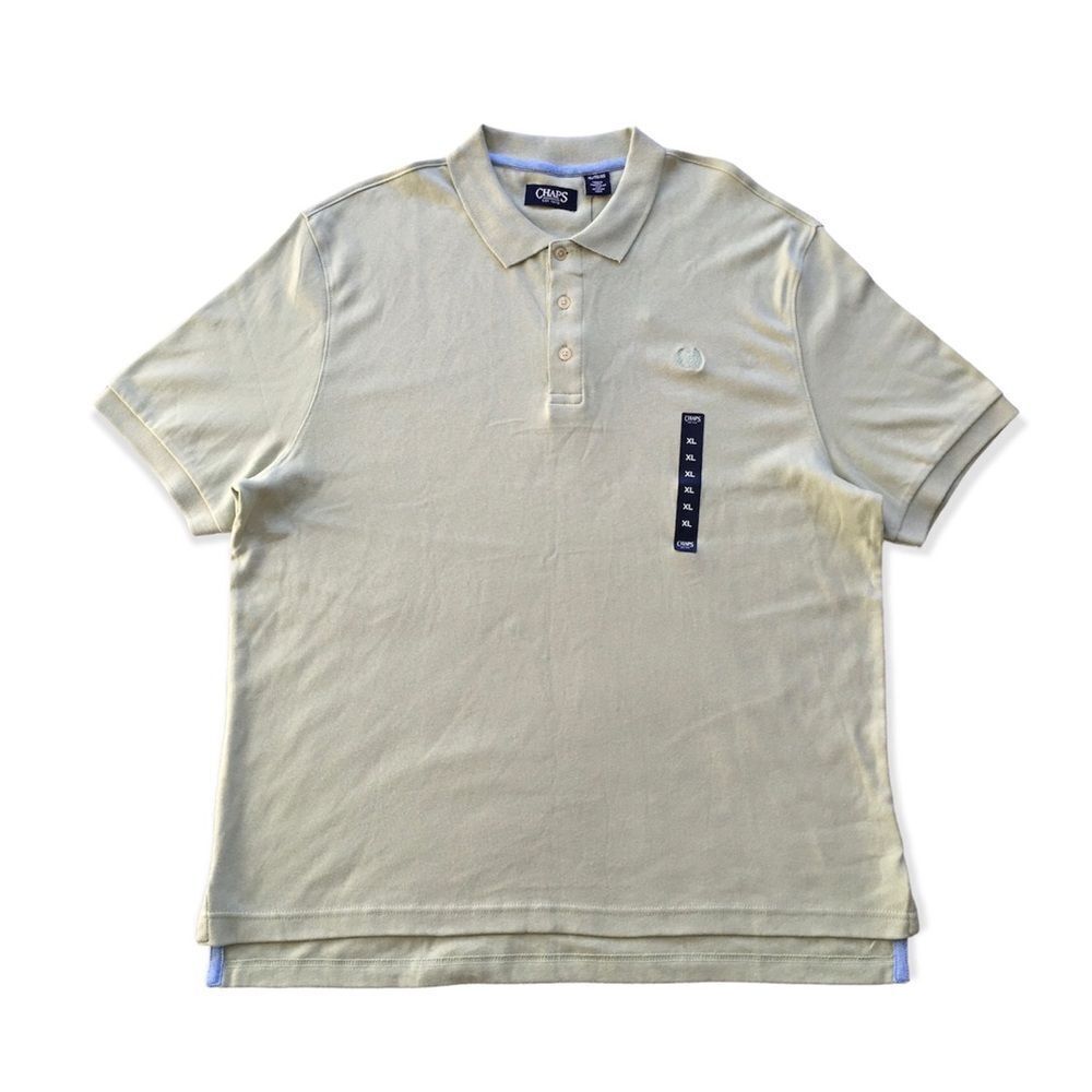 🆕Chaps Polo Green 3 Button Short Sleeve Shirt